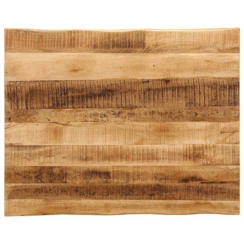  Blat stołu z naturalną krawędzią, 100x80x3,8 cm, drewno mango Lumarko! Lumarko!