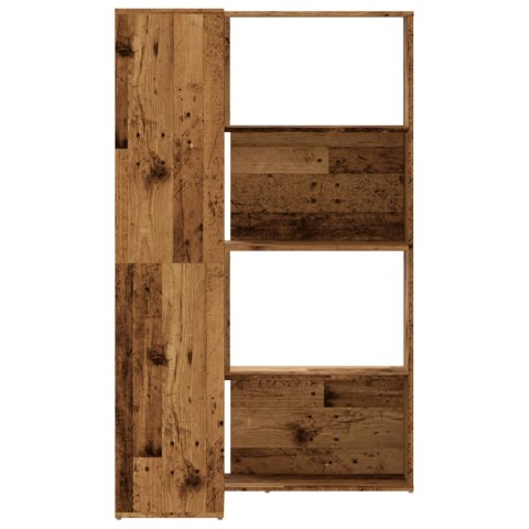  4-poziomowy regał narożny, stare drewno, 85x85x140 cm Lumarko! Lumarko!