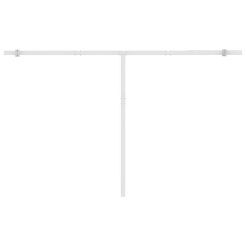 Ręcznie zwijana markiza z LED, 450 x 300 cm, żółto-biała Lumarko! Lumarko!