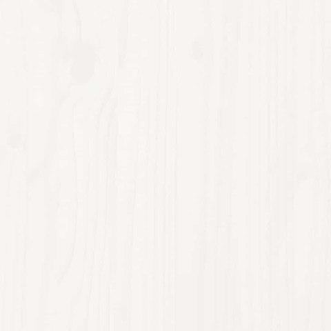  Łóżko bez materaca, białe, 200x200 cm, lite drewno sosnowe Lumarko! Lumarko!