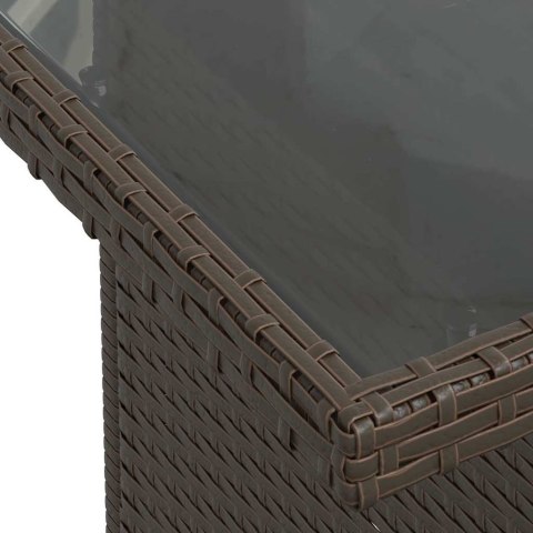  8-cz. zestaw wypoczynkowy do ogrodu, z poduszkami, brązowy Lumarko! Lumarko!