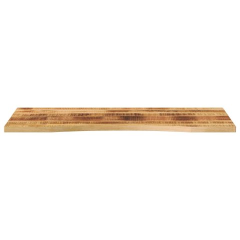  Blat biurka, z wycięciem, 120x50x2,5 cm, surowe drewno mango Lumarko! Lumarko!