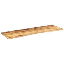  Blat biurka, z wycięciem, 160x50x2,5 cm, surowe drewno mango Lumarko! Lumarko!