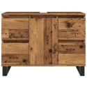  Szafka pod umywalkę łazienkową, stare drewno, 80x33x60 cm Lumarko! Lumarko!