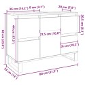  Szafka pod umywalkę łazienkową, stare drewno, 80x33x60 cm Lumarko! Lumarko!