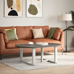  Nogi do stolika kawowego, 2 pcs., białe, 60x25x(42-43) cm, stal Lumarko! Lumarko!