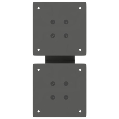  Nogi do stolika kawowego, 2 szt., antracyt, 30x(30-31) cm, stal Lumarko! Lumarko!