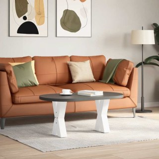  Nogi do stolika kawowego, 2 szt., białe, 38x(42-43) cm, stal Lumarko! Lumarko!