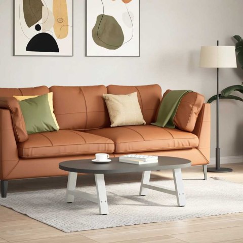 Nogi do stolika kawowego, 2 szt., biale, 60x(30-31) cm, stal Lumarko! Lumarko!