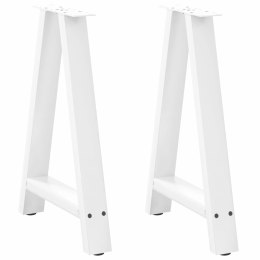  Nogi do stolika kawowego, 2 szt., biale, 60x(72-73) cm, stal Lumarko! Lumarko!