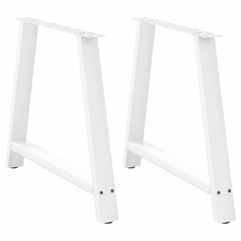 Nogi do stolika kawowego, 2 szt., biale, 90x(72-73) cm, stal Lumarko! Lumarko!