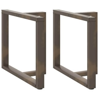  Nogi do stołu jadalnianego, 2 szt., 100x35x(72-73) cm, stal Lumarko! Lumarko!