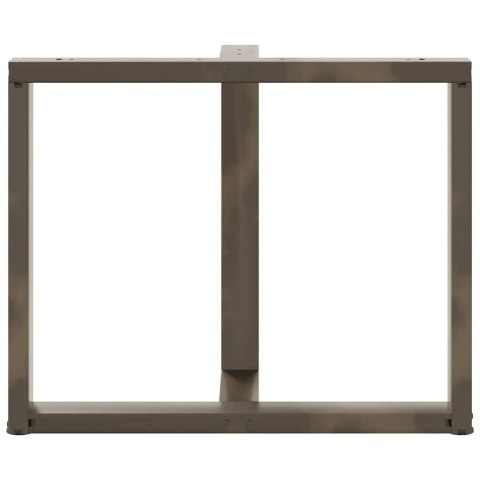 Nogi do stołu jadalnianego, 2 szt., 100x35x(72-73) cm, stal Lumarko! Lumarko!