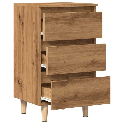 Szafka nocna, dąb artisan, 40x35x69 cm, materiał drewnopochodny Lumarko! Lumarko!