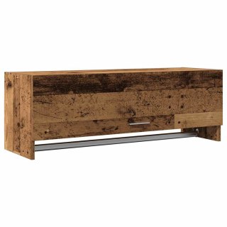 VidaXL Szafka, stare drewno, 100x32,5x35 cm, materiał drewnopochodny