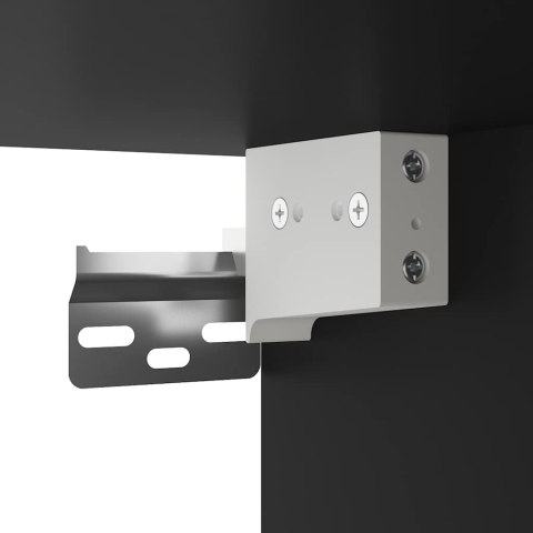  Wiszące szafki nocne, 2 szt., czarne, 40x31x39,5 cm Lumarko! Lumarko!