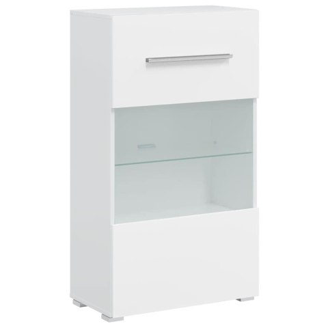 5-częściowyęściowe szafki pod telewizor z oświetleniem LED Matowa biel Lumarko! Lumarko!