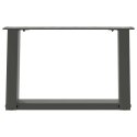  Nogi do stolika kawowego, 2 szt., antracyt, 50x(30-31) cm, stal Lumarko! Lumarko!