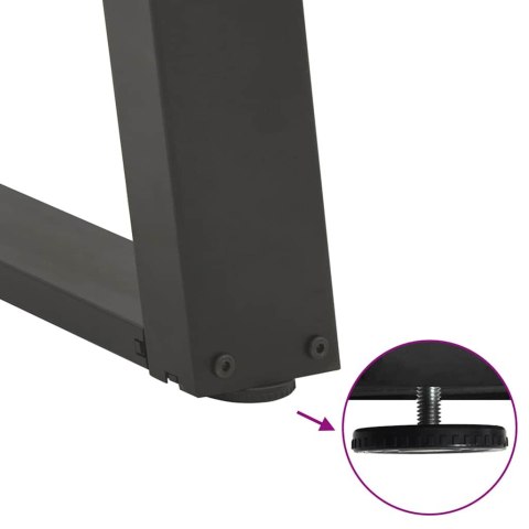  Nogi do stolika kawowego, 2 szt., antracyt, 50x(30-31) cm, stal Lumarko! Lumarko!