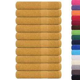  Ręczniki do sauny 10 szt. Złoty 80x200 cm 360 gsm 100% bawełna Lumarko! Lumarko!