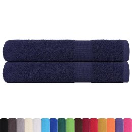  Ręczniki do sauny 2 szt. Granatowy 360 gsm 100% bawełna Lumarko! Lumarko!
