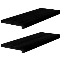  Stopnie schodowe, 2 szt. brązowe 70x25x2 cm lite drewno dębowe Lumarko! Lumarko!