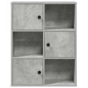  Regał, szarość betonu, 60x24x76,5 cm, materiał drewnopochodny Lumarko! Lumarko!