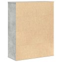  Regał, szarość betonu, 60x24x76,5 cm, materiał drewnopochodny Lumarko! Lumarko!