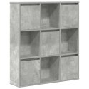Regał, szarość betonu, 89x24x101,5 cm, materiał drewnopochodny Lumarko! Lumarko!