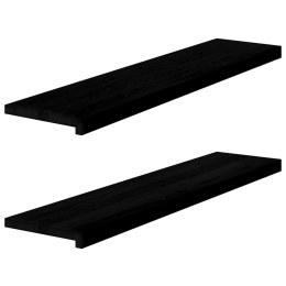 Stopnie schodowe 2 szt. brązowe 110x30x2 cm lite drewno dębowe Lumarko! Lumarko!