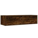  Szafka pod TV z LED, przydymiony dąb, 100x35,5x25 cm Lumarko! Lumarko!