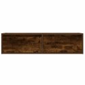  Szafka pod TV z LED, przydymiony dąb, 100x35,5x25 cm Lumarko! Lumarko!