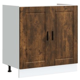 Szafka pod zlewozmywak, Porto, przydymiony dąb, 80x46x81,5 cm Lumarko! Lumarko!