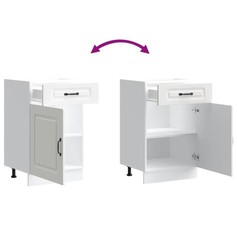  Szafka kuchenna dolna, Kalmar, biała, materiał drewnopochodny Lumarko! Lumarko!