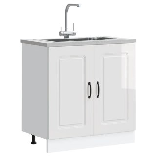  Szafka pod zlewozmywak, Kalmar, biała, 80x46x81,5 cm Lumarko! Lumarko!