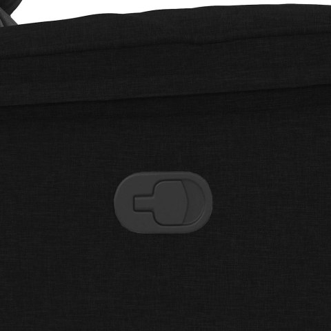  Fotel rozkładany, czarny, obity tkaniną Lumarko! Lumarko!