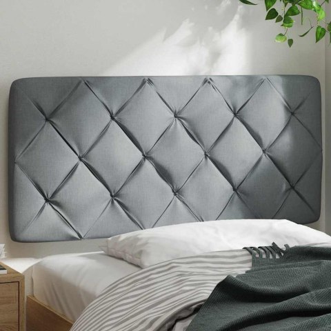  Poduszka na wezgłowie, jasnoszara, 100 cm, tkanina Lumarko! Lumarko!