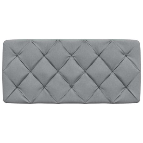  Poduszka na wezgłowie, jasnoszara, 100 cm, tkanina Lumarko! Lumarko!