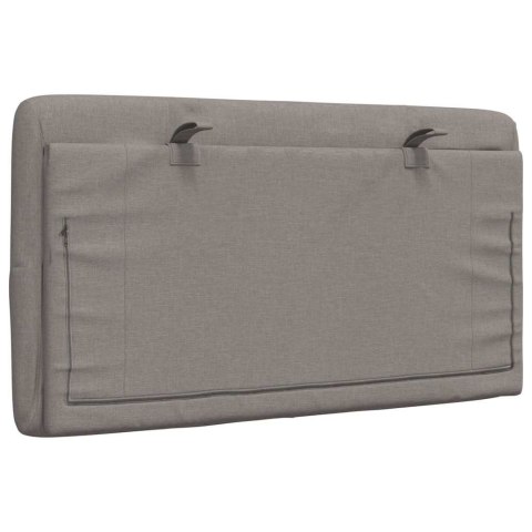 Poduszka na wezgłowie, kolor taupe, 80 cm, tkanina Lumarko! Lumarko!