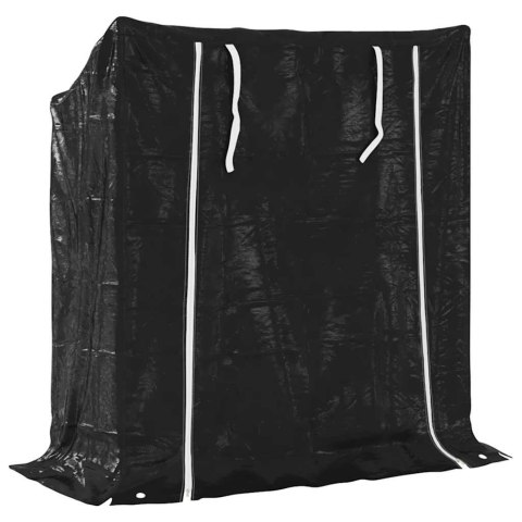 Stojak na drewno opałowe z drutem stalowym, 100,5x40,5x110,5 cm Lumarko! Lumarko!