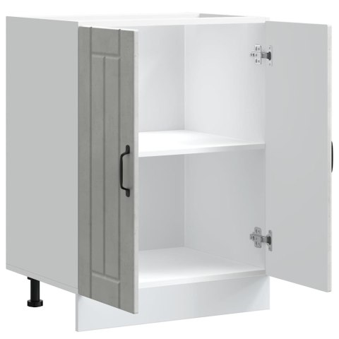 Szafka dolna pod zlew "Lucca" Beton Szary Drewno klejone Lumarko! Lumarko!