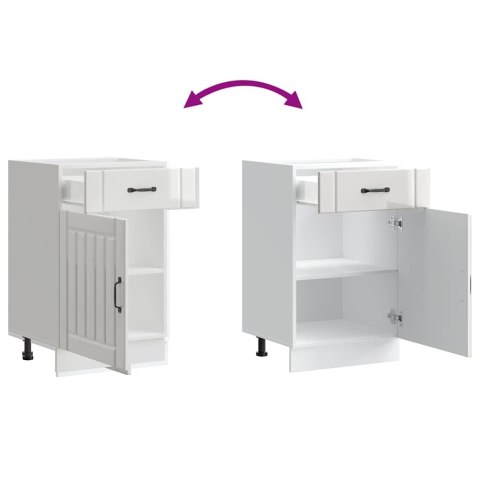  Szafka kuchenna dolna "Lucca" biała, materiał drewnopochodny Lumarko! Lumarko!