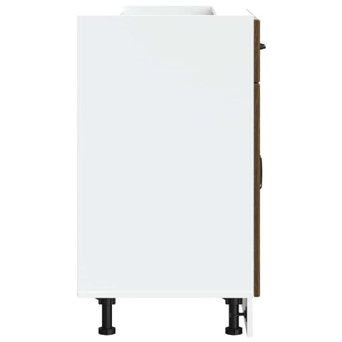 Szafka kuchenna dolna „Lucca" Dąb brązowy Drewno klejone Lumarko! Lumarko!