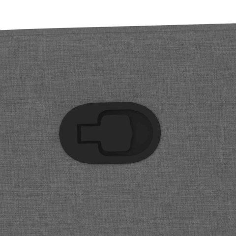  Fotel rozkładany, ciemnoszary, tapicerowany tkaniną Lumarko! Lumarko!