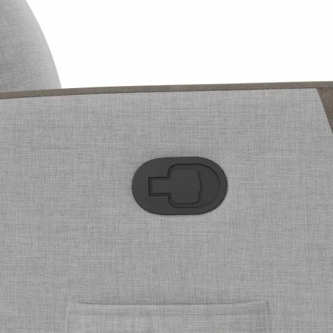 Fotel rozkładany, szary, obity tkaniną Lumarko! Lumarko!