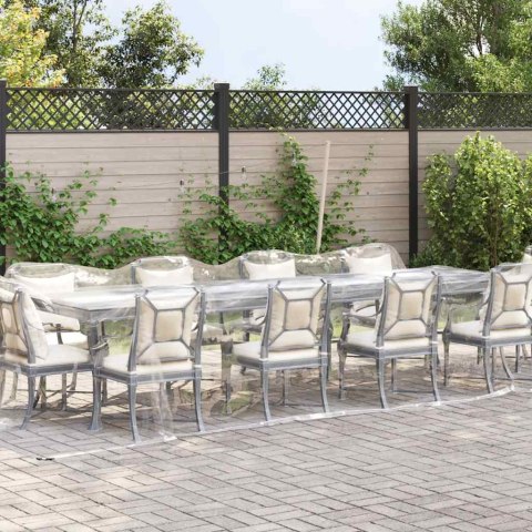 Przezroczysta plandeka z oczkami 3x8 m PVC Lumarko! Lumarko!