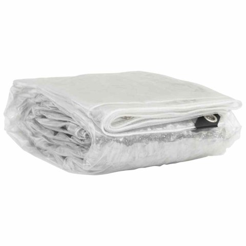 Przezroczysta plandeka z oczkami 3x8 m PVC Lumarko! Lumarko!