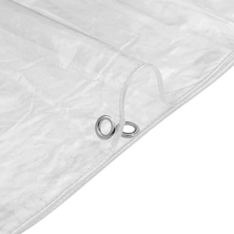 Przezroczysta plandeka z oczkami 3x8 m PVC Lumarko! Lumarko!
