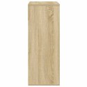  Regał na książki dąb sonoma 80x35x76 cm materiał drewnopochodny Lumarko! Lumarko!
