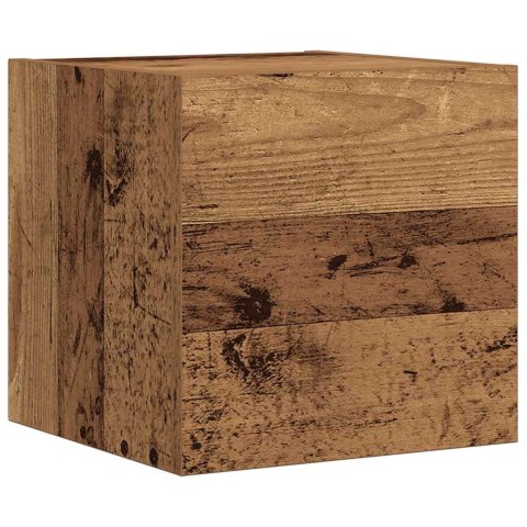  7-cz. zestaw szafek TV, stare drewno, materiał drewnopochodny Lumarko! Lumarko!